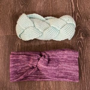 Set of 2 knit earmuffs